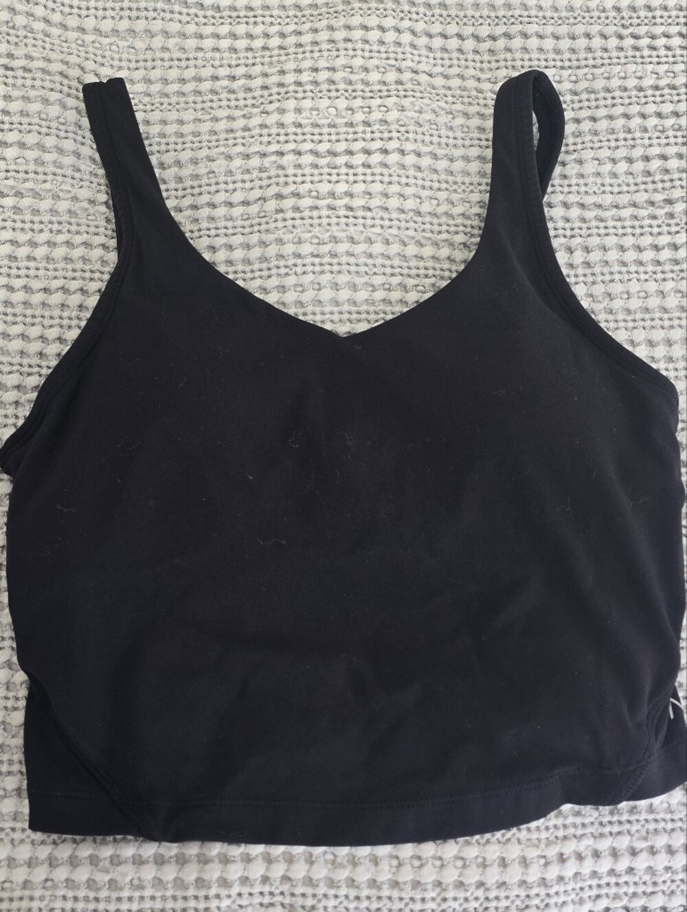 Acta Black Scoop Neck Tank Top